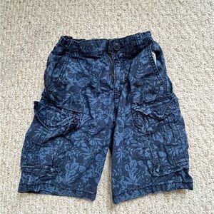 gap kids blue cargo shorts